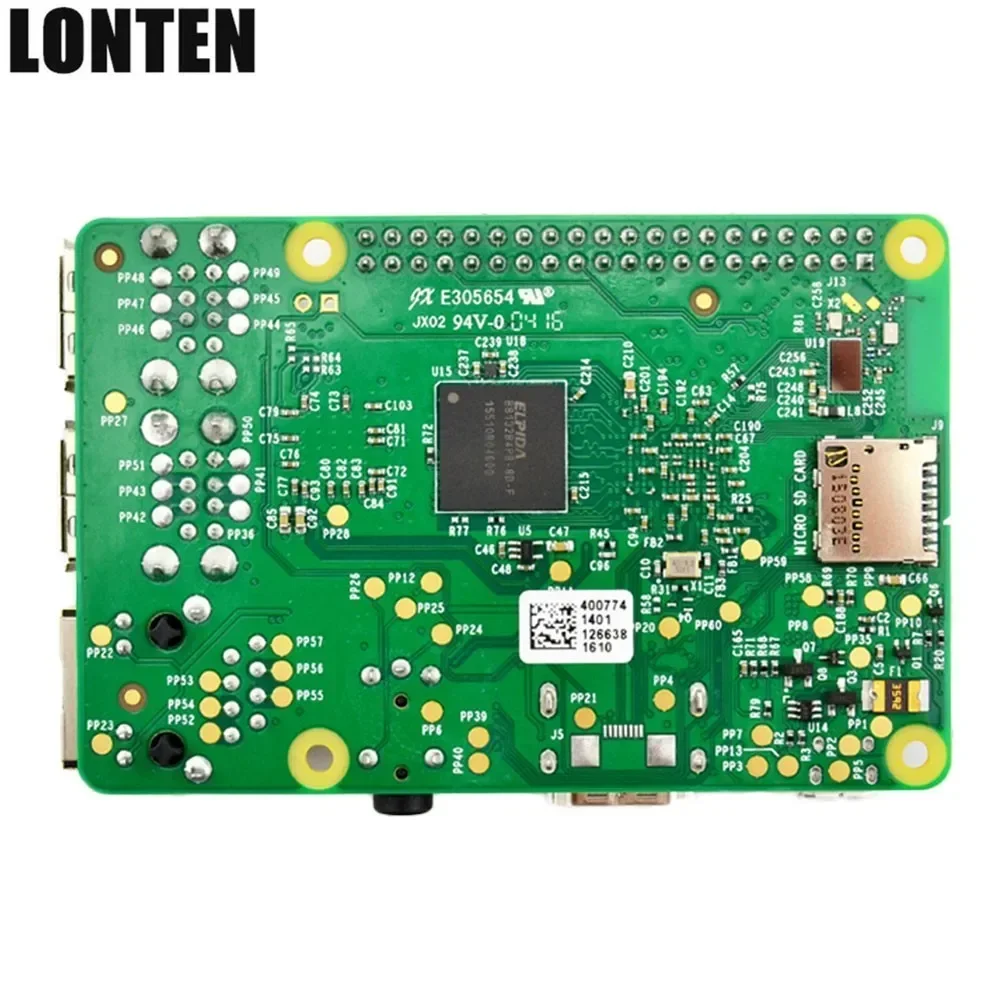 Kit de placa Raspberry Pi 3 modelo B, 1GB LPDDR2 BCM2837 Quad-core Ras PI3 B,ras PI 3b,ras PI 3 B con Wifi y Raspberry Pi3 CN;GUA