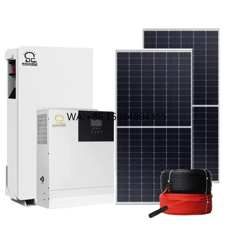 SOLAR  20KW Hybrid Solar System Household Power Storage System  Battery Backup Power Solar Power System