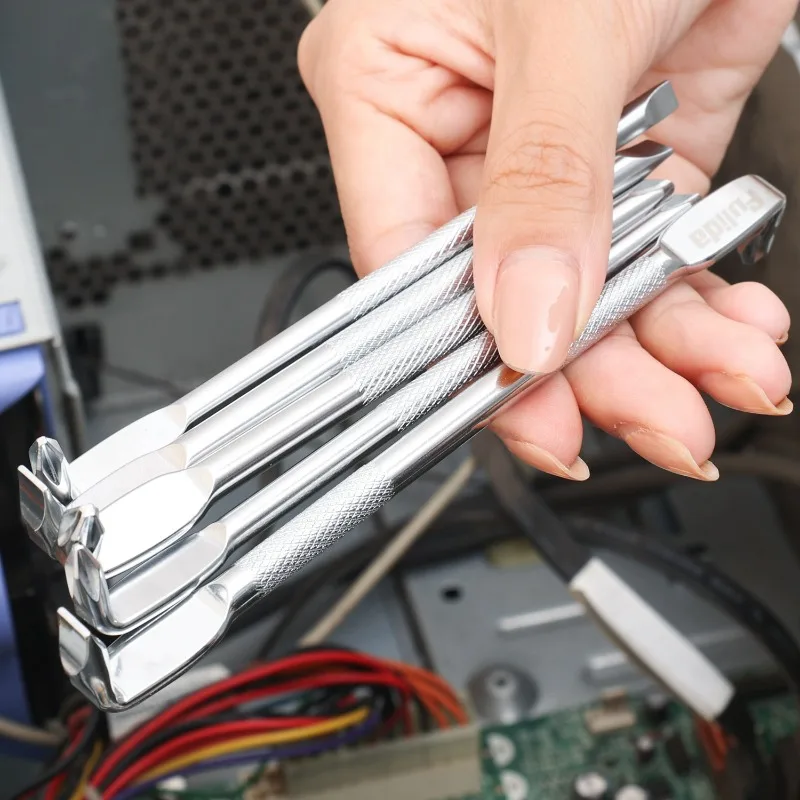 1-5pcs 90° Right-Angle Cross Screwdriver Bit Double Head PH1 PH2 SL6 Phillips Magnetic Short Screwdriver Wrench Hand Tools