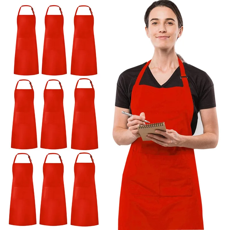 

1PCS Custom Logo Adjustable Hanging Neck House Accessories Kitchen Cooking Barbecue Floral Work Clothes Manicure Cleaning Apron