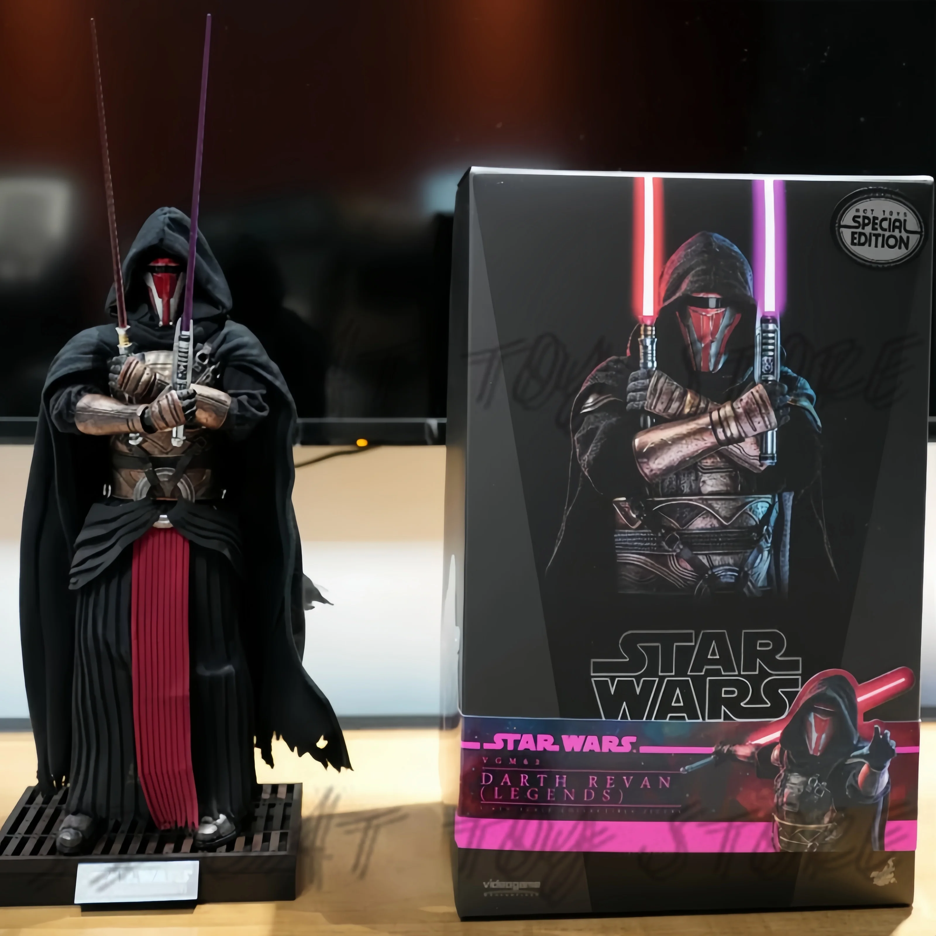 1:6 Hot Toys Vgm62 Figure Star Wars: Knights Of The Old Republic Darth Revan Scale Collectible  Movable Model Toy Gift Figure