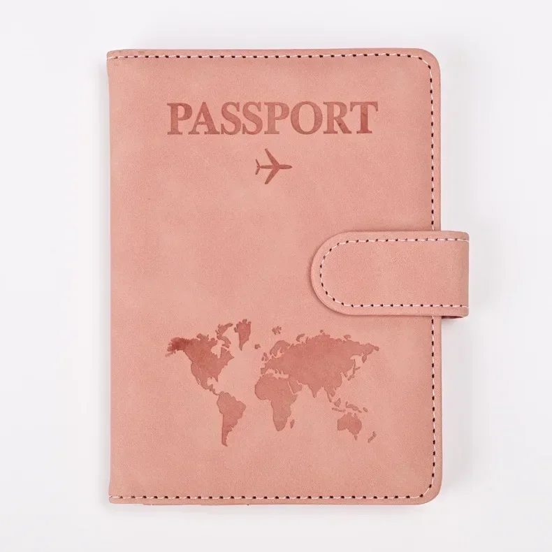 Reispaspoort Cover Holder Case PU Leer Heren Dames Ticket Portemonnee Beschermend met Creditcardhouder Protector Cover Case