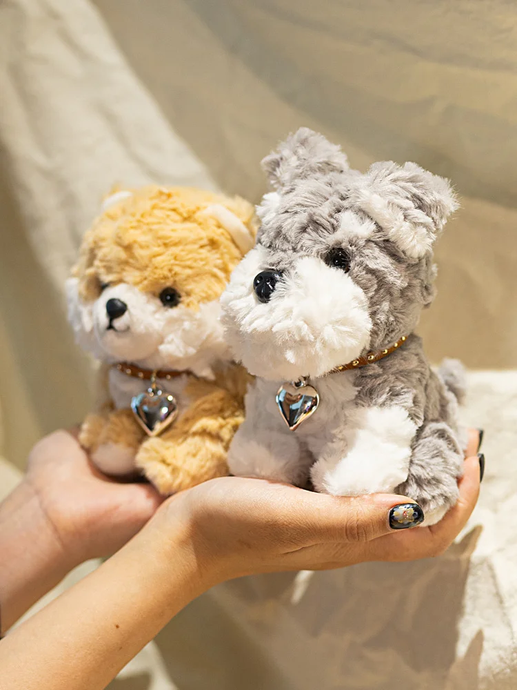 

Snuffy Plu Toy Canion Learning Buddy Rural Little Dog Samoyed Doll Soft PP Cotton Filled Rotatable Animal Figurine Decor...