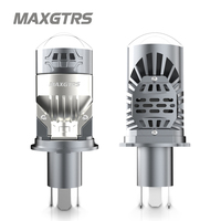 Dual Lens H4 LED Headlight Mini Projector Lens LED HBS 9003 Auto Lamp Automobile Headlight Hi/Low Beam Light 50W 11000LM