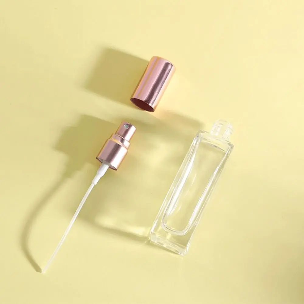 Tragbare Bunte Quadratische Sprühflasche Feiner Nebel 10ml 20ml Glasflasche Nachfüllbare Flasche Zerstäuber Probenfläschchen Reise – Detail 7