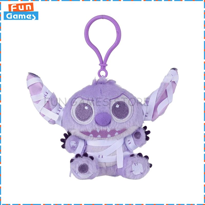 

New MINISO Bandage Stitch Plush Pendant Doll Bag Hanging Halloween Custom Ornament 16.5x10Cm Birthday Collectible Toy Gift