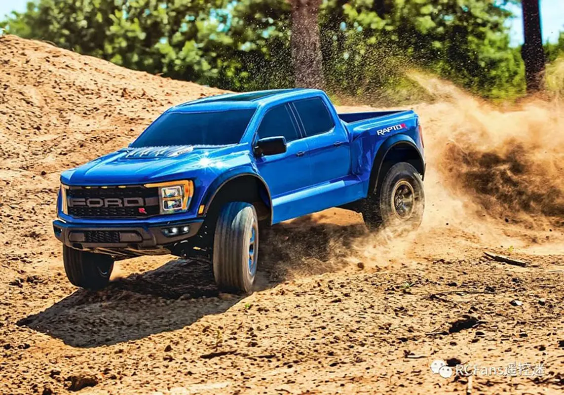 TRAXXAS Raptor R full-size simulation 1:10 simulation Ford Raptor F150 remote control short truck off-road vehicle 101076-4 gift