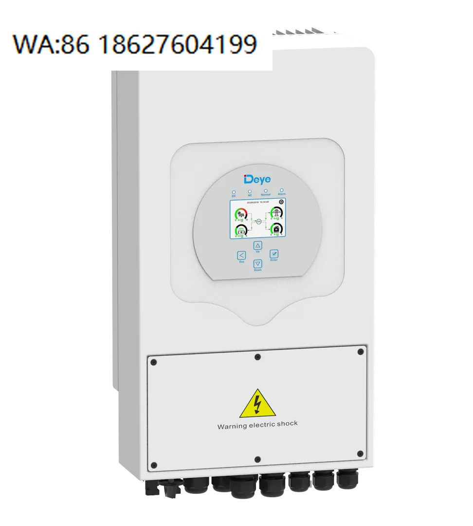 

Автономный солнечный инвертор 3 кВт/3,2 кВА, 12В/24В в 220В переменного тока, однофазный, для литиевых батарей, КПД 98%