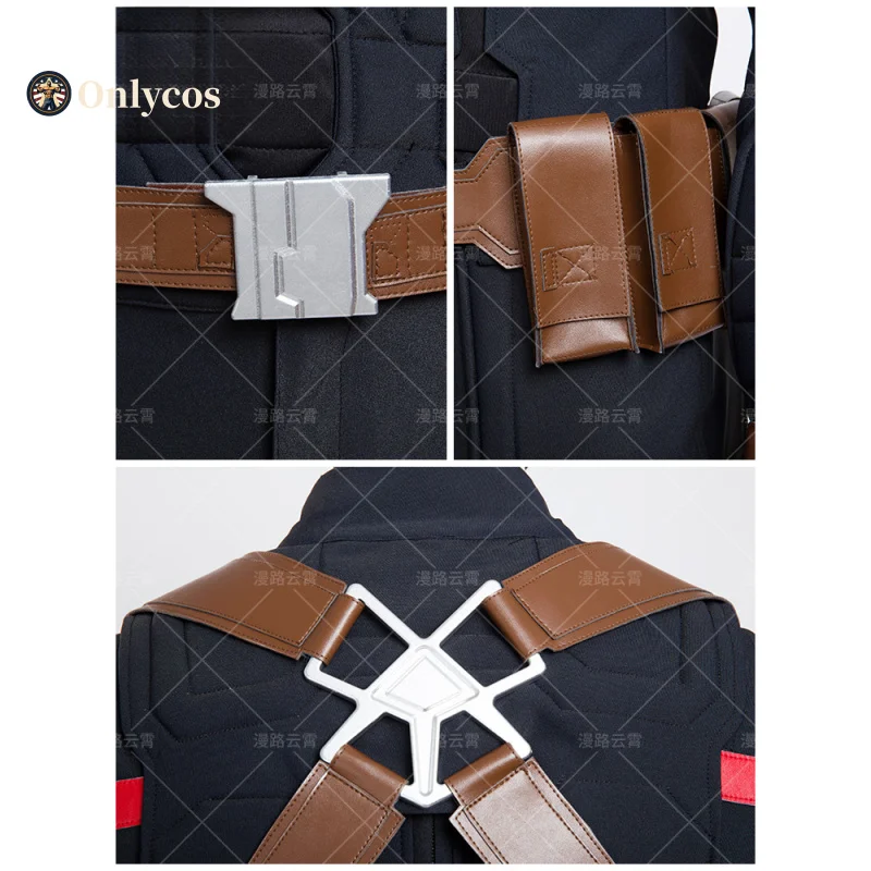 HYDRA กัปตันอเมริกาคอสเพลย์เครื่องแต่งกายชุดเครื่องแบบ Props อุปกรณ์เสริมสําหรับชายฮาโลวีน Carnival Party Onlycos