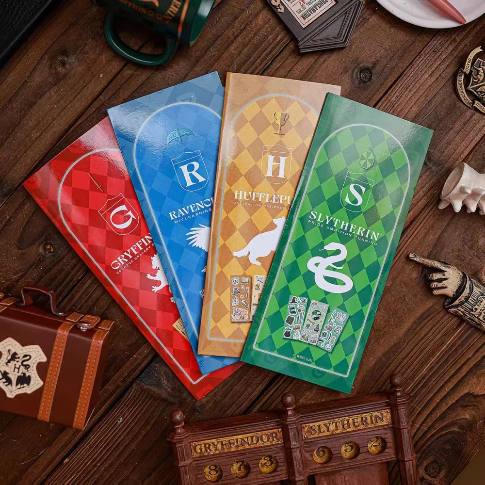 حقيقية هاري بوتر البيت سلسلة تذكرة حامل ملصق هوجورتس الكرتون ملصقات للمخططين المجلات الغيتار الهاتف ديكور مائي #1