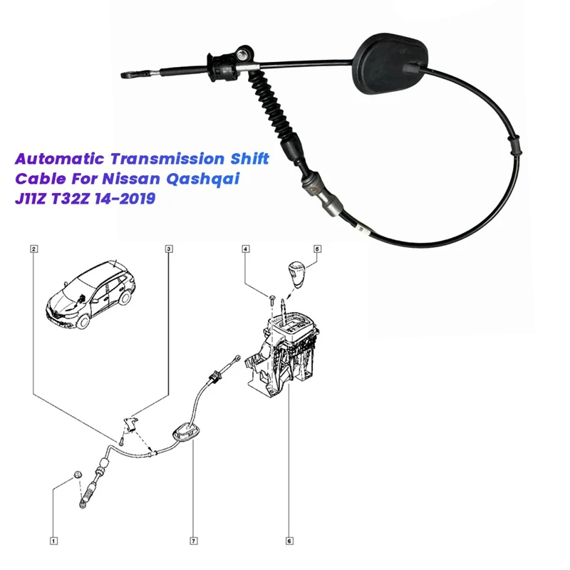 Automatic Transmission Cable Control Connection Shift Cable 34935-4CE0B For Nissan Qashqai J11Z T32Z 14-2019 349354CE0B