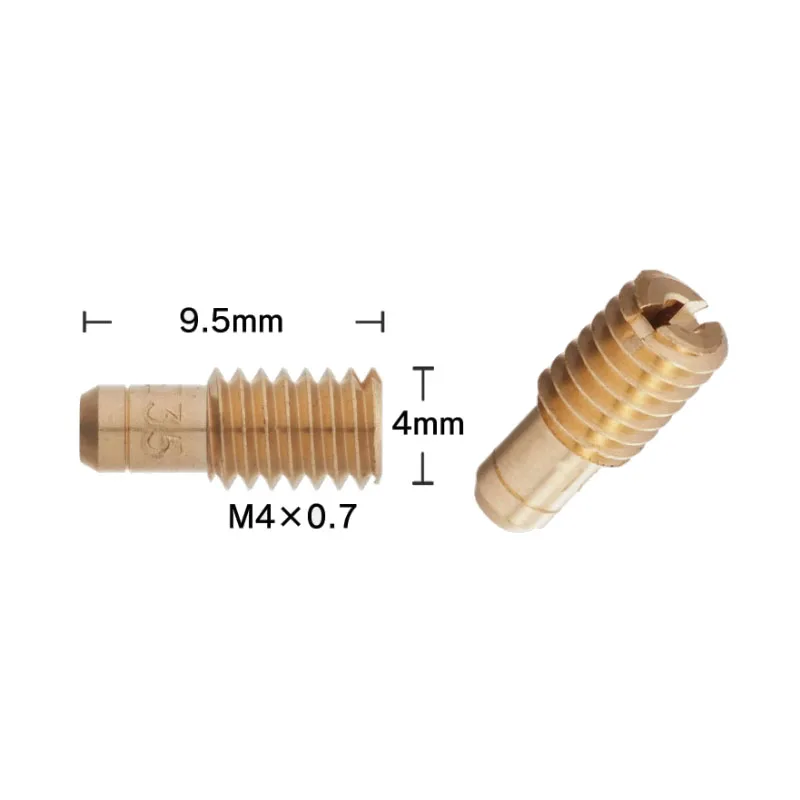 Carburatore Pilota Lento dle Jet M4x0.7MM per Mikuni Serie VM Carb VM26-606 VM20-273 VM28 Yamaha DT125 DT175