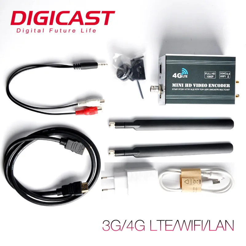 3G 4G WIFI Battery Live Video Encoder HD Ml SDI to Internet Wireless WIFI  LTE Encoder