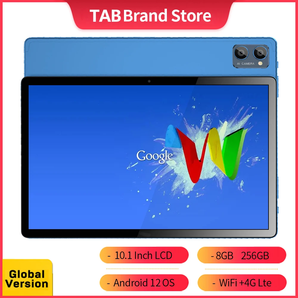 【NEW】Tab Max Android 12 Tablet 10.1