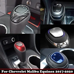 For Chevrolet Malibu Equinox 2017 2018-2020 Accessories Transmission Gear Shift Shifter Knob Gear Head Handle Cover Trim Styling
