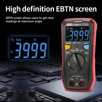 UNI-T UT123 Digital Multimeter Pocket Size Residential multimeter AC DC voltage Resistor temperature NCV Tester EBTN display