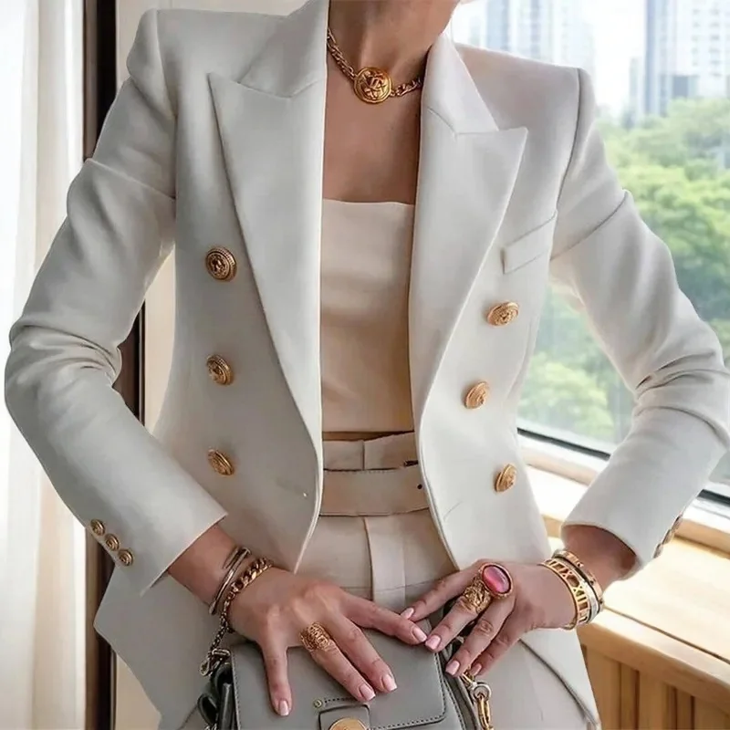 

Spring Autumn Women Blazers New Korean Casual Solid Suit Women Jacket Fashion Office Blazer Female Coats Outerwear