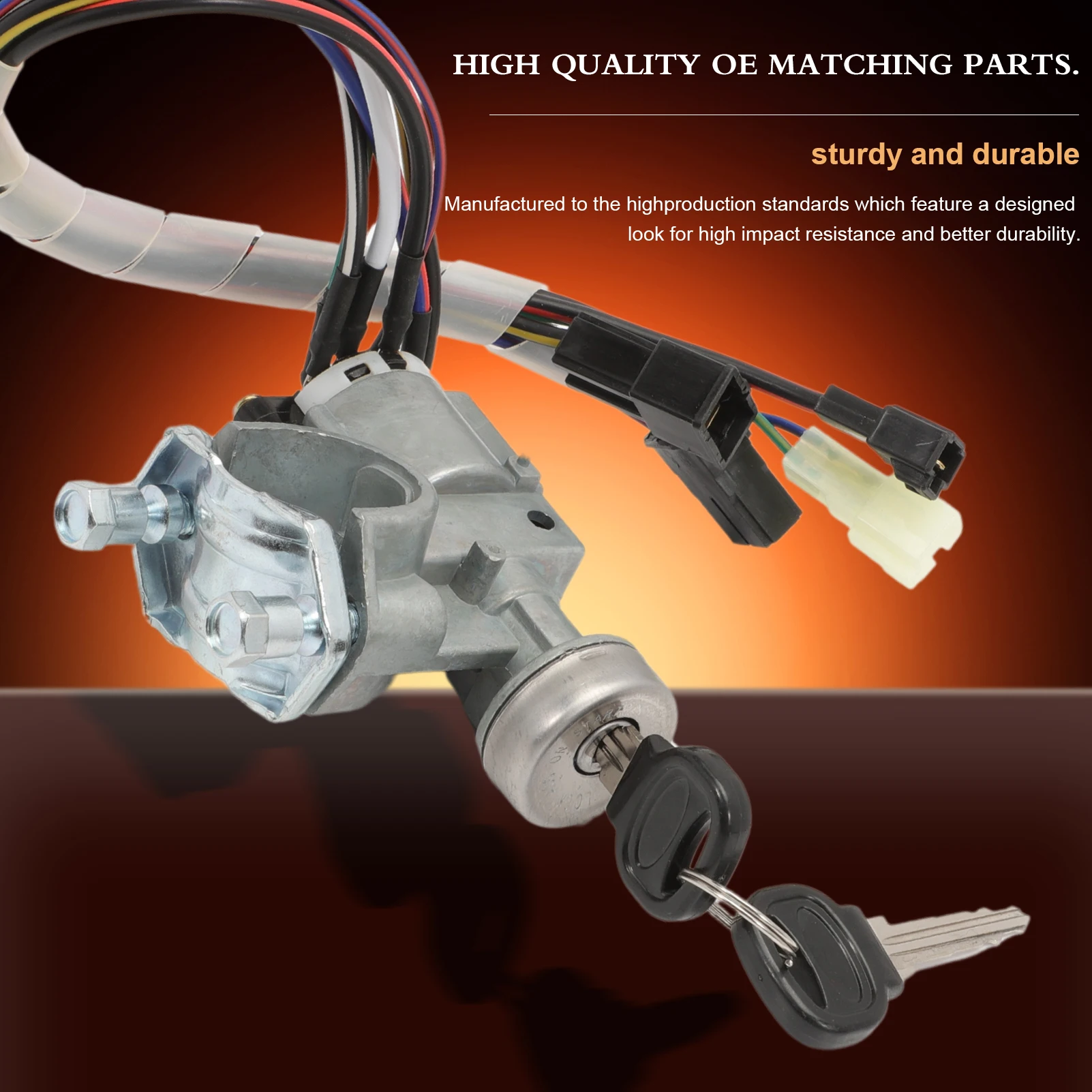 

Cilindro de Encendido con Cable y Llaves para Mazda Pickup 1986-1993, Encendido B2000 B2200 B2600 OE UB3976290 UB39-76-290