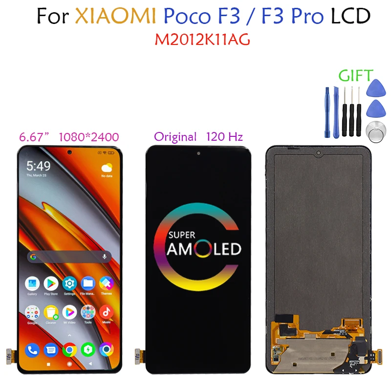 استبدال شاشة AMOLED الأصلية لجهاز Xiaomi Poco F3 F3 Pro – تقييم شامل لـ 2201116pg