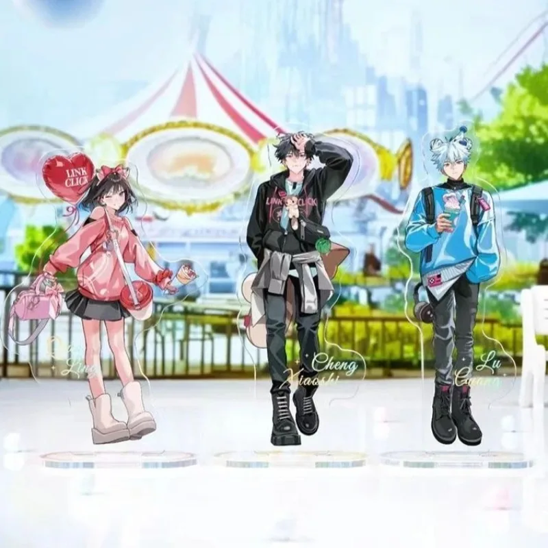 

Link Click Acrylic Stand Figure Charles Lucas Anime Peripherals Cute Cartoon Originality Desktop Ornament Display Collectibles