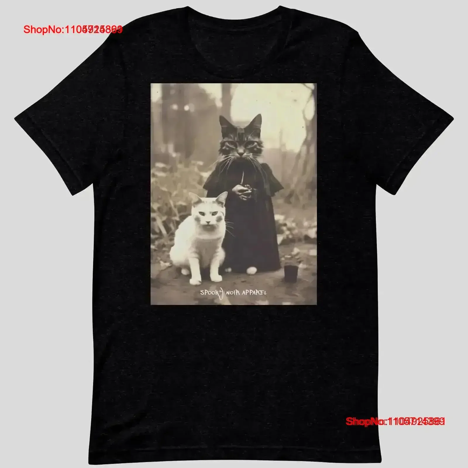Enchanting Familiars Witch and Cat Duo T Shirt vintage Washed Comfortable Breathable designer clothes homme Stylish Soft