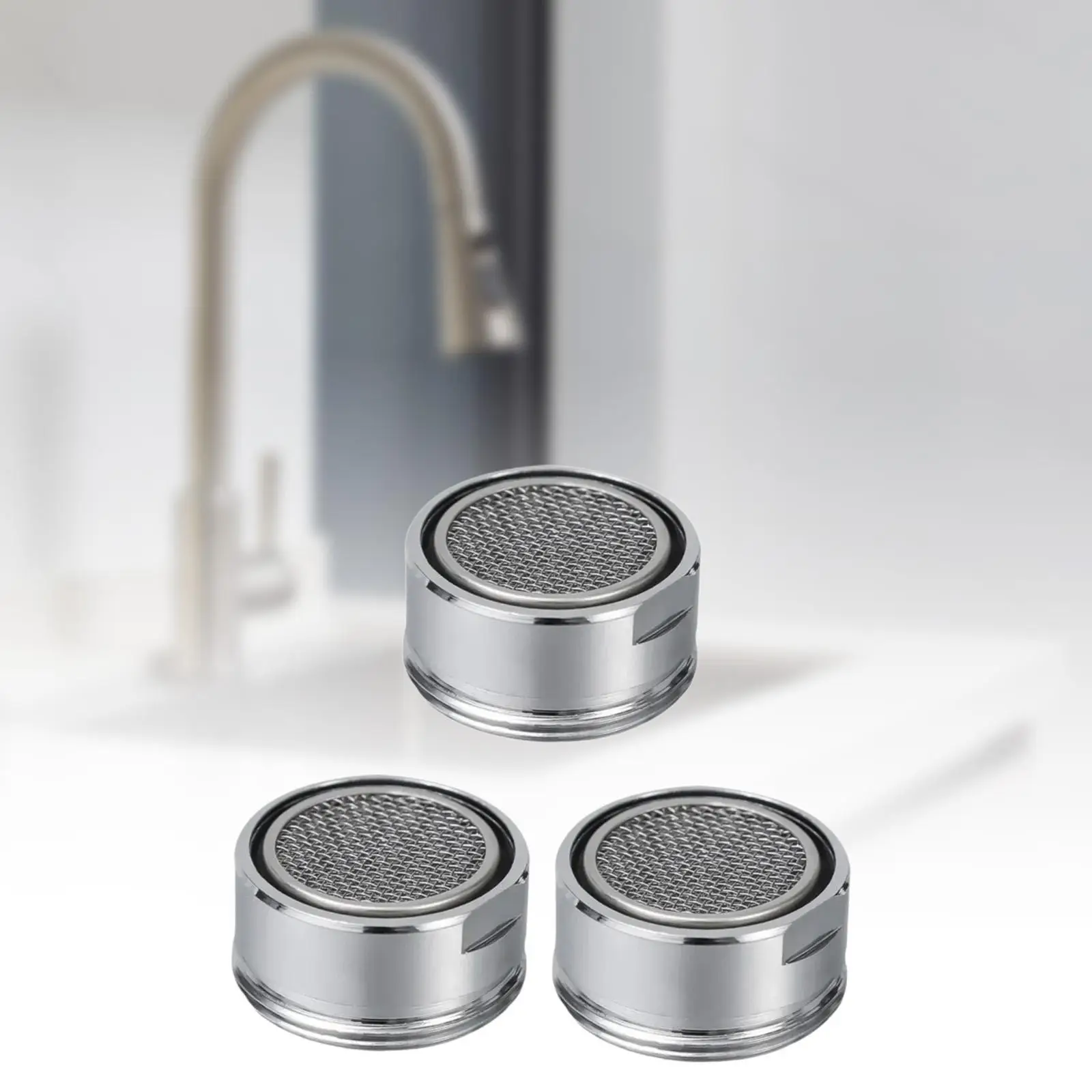 3x Faucet Aerator Regular Standard Replacement Parts for Bath Dorm Home