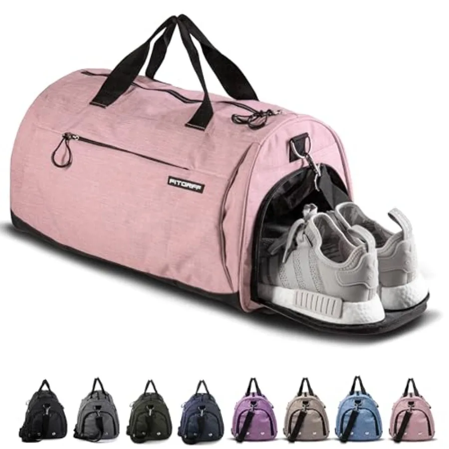 ® Gym Bag for Men and Women with Shoe and Wet Compartment - Duffle Bag for Travel, Sports, Fitness and Workout