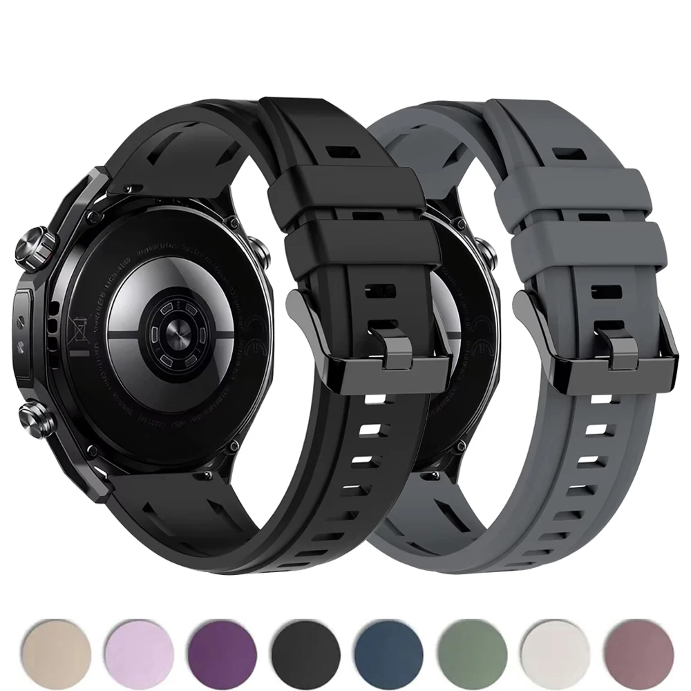 22 مللي متر الفرقة لساعة هواوي GT 6 برو 5 برو GT 5 4 46 مللي متر اكسسوارات الرياضة سيليكون سوار كوريا هواوي ساعة في نهاية المطاف 2 الأشرطة #3
