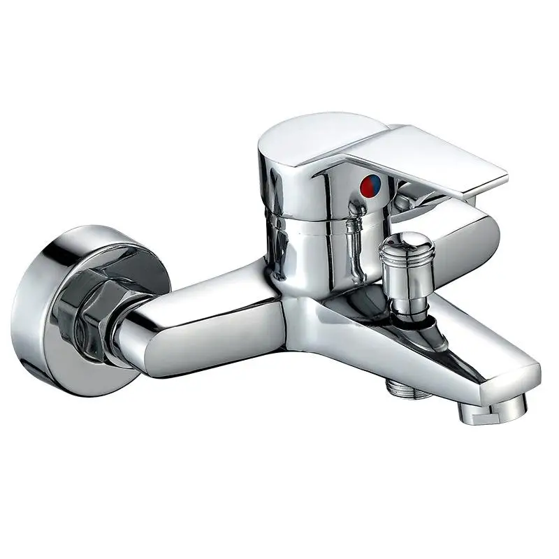 

Triple shower faucet concealed mixing valve bathtub hot and cold shower into the wall faucet