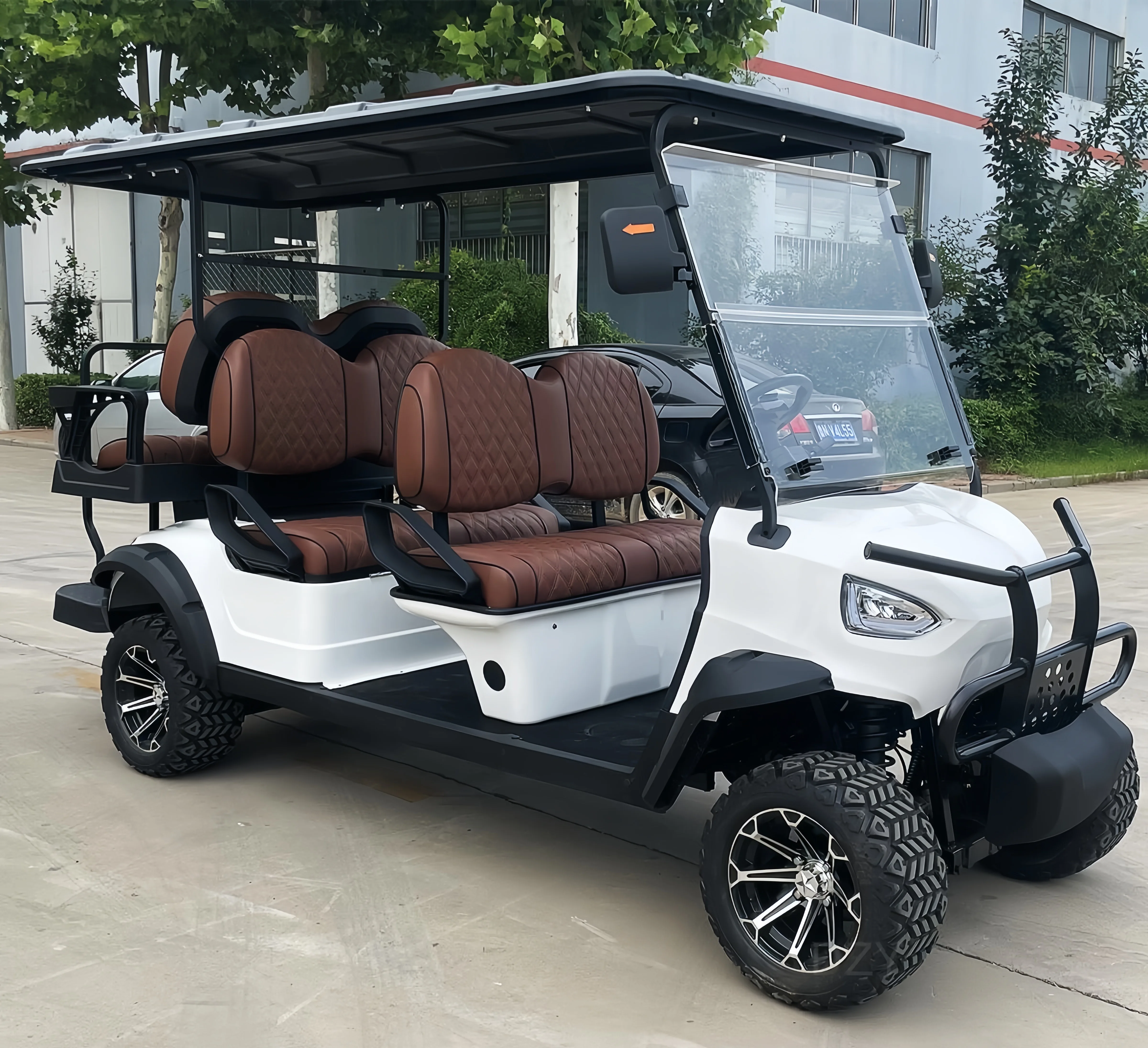 For sale export 2024 new electric golf cart with 2 seats and 4 seats, 3.5kw/4kw mini golf cart