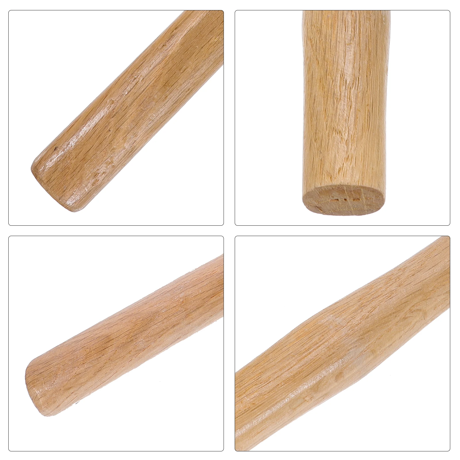 

2pcs Hammer Handle 37Cm Claw Hammer Wooden Replacement Durable Anti-Slip Handle For Outdoor Garden Tool Gift
