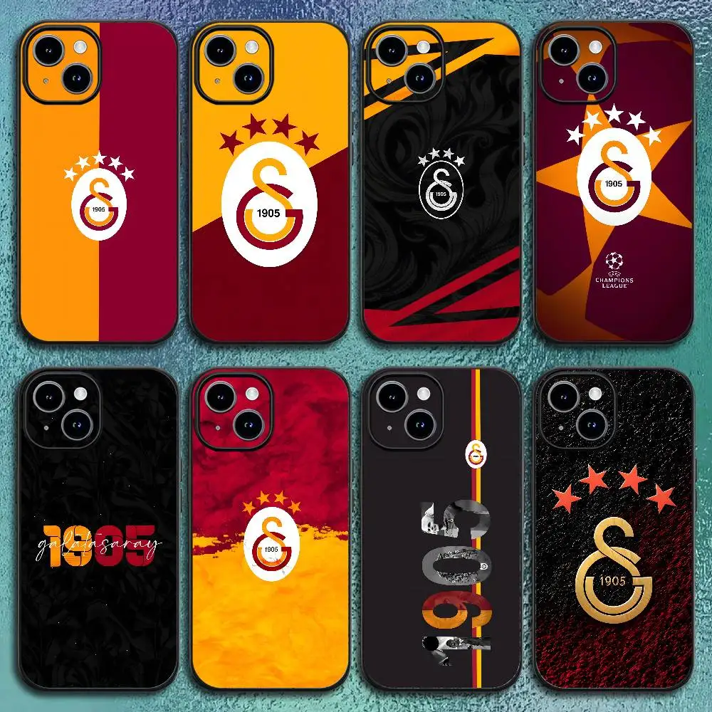 Чехол для телефона G-Galatasaray-Club для IPhone 12 13, 14, 15, 16, 17 Pro Max Plus, классический черный мягкий корпус