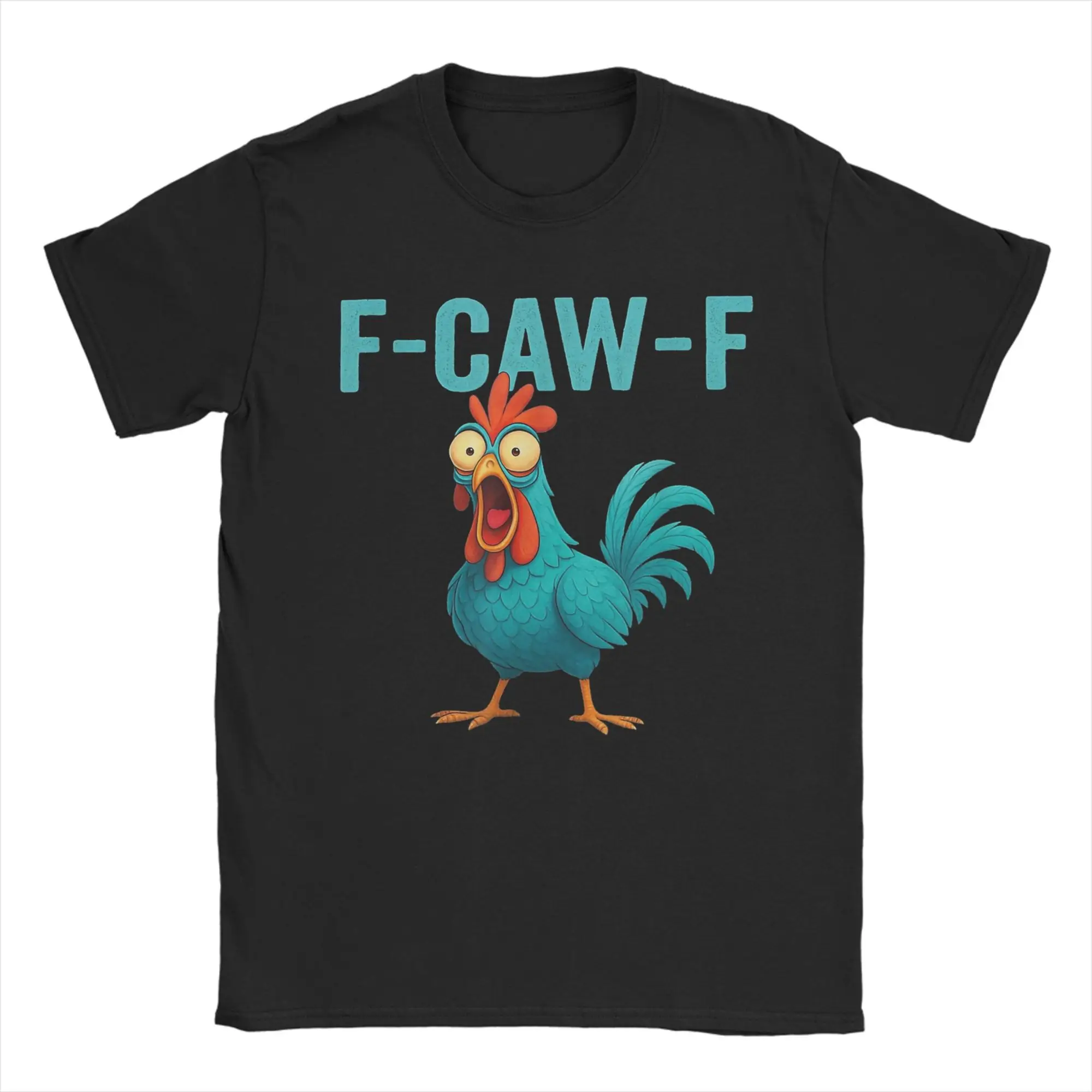 Mens Womens Funny F-Caw-F Chicken FCAWF Shirt 100% Cotton New Arrival Tee Shirts Top Clothing