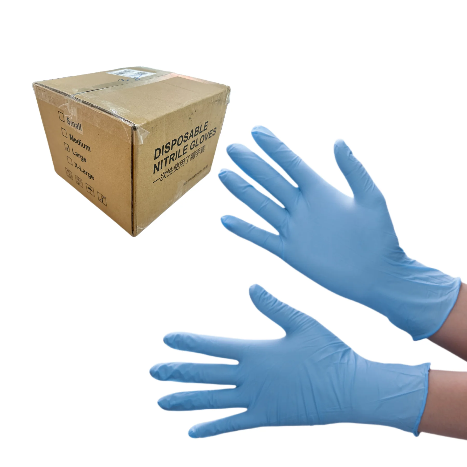 9 12 Inch Guantes De Nitrilo Nitrile Handschuhe Hand Gants Powder Free Lab Factory Cleanroom Work Industrial Gloves
