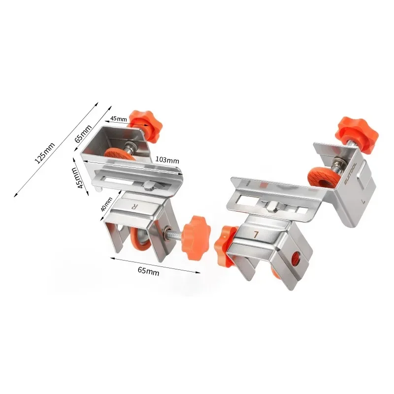 

No need for handle cabinet door panel, bidirectional panel installation fixture, large drawer panel installation clamp group