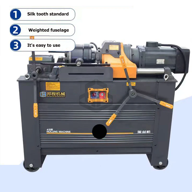 New Manufacture Cnc Rebar Thread Rolling Machine Big Size Steel Bar Thread Rod Rolling Machine Thread Rolling Machine From China