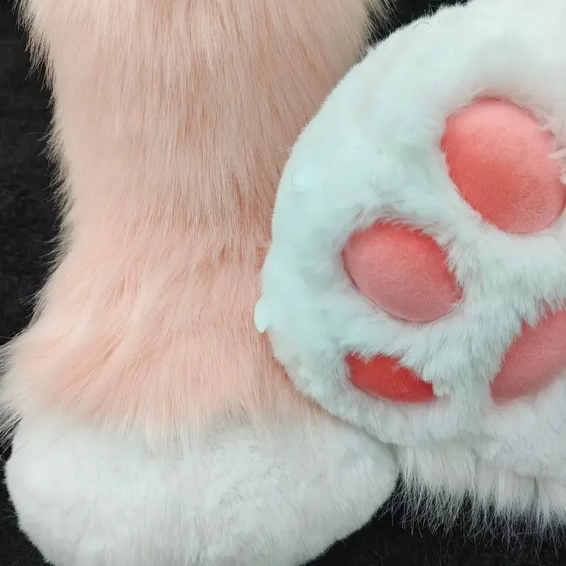 

Fursuit Cosplay Paw Shoes Accessories Furry Cosplay Kig Boots Cute Fluffy Animal Manga Party Cos Wearable Unisex Costume
