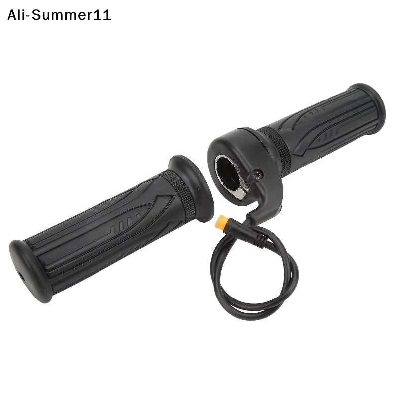

【Wq0】1 Pair 20X Scooter Speed Throttle Handle 12V To 72V For 22.2mm Handlebar Electric Bike Throttle 3 Pin Waterproof Connector