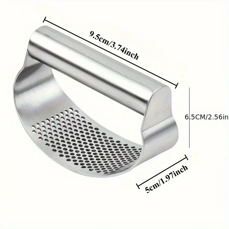 Garlic Shaker - Manual Garlic Grater - Kitchen Garlic Packer and Chopper