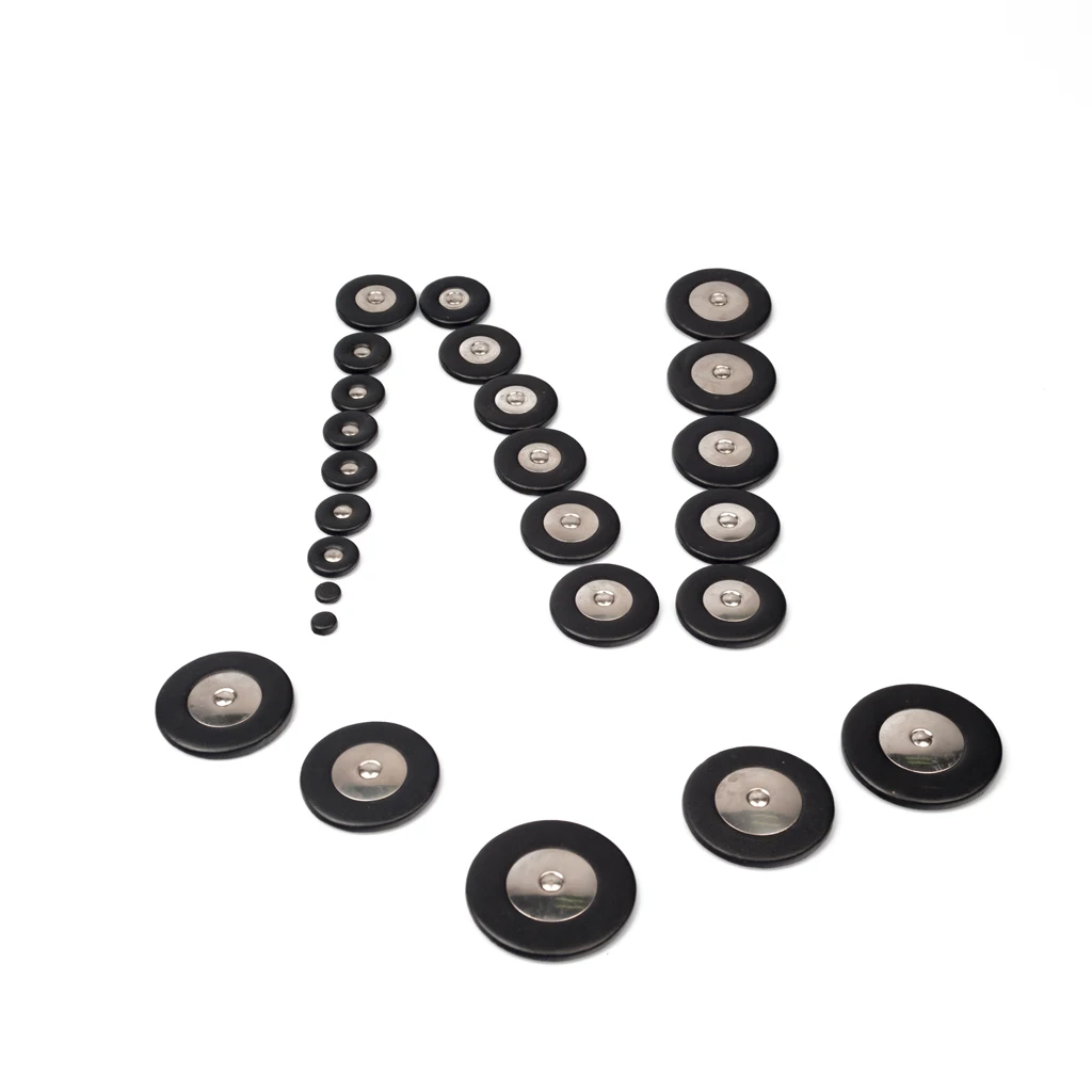 Mugig 25PCS Pads Alto Saxophone Pads / Tenor Saxophone / Soprano Saxophone Black Durable Saxophone Accessories Sax Repair Parts