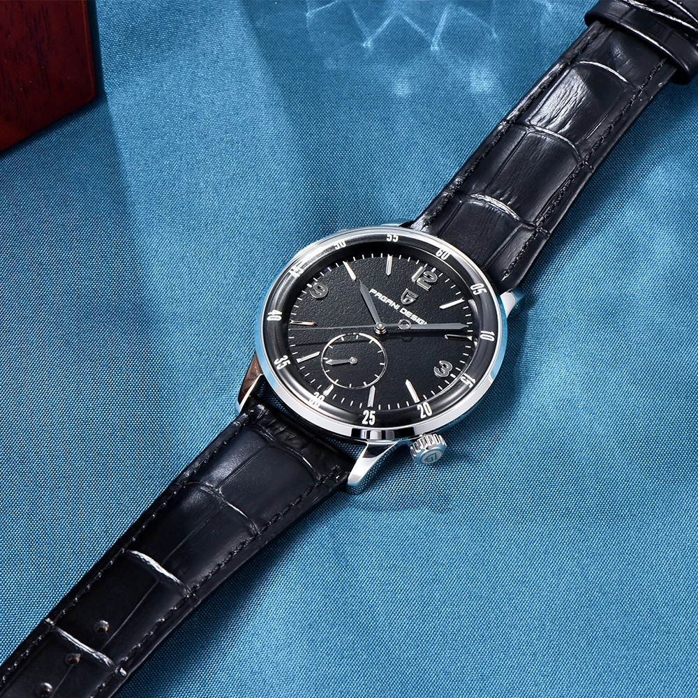 PAGANI DESIGN New 42MM Pilot Simple and stylish Top brand Automatic mechanical watch stainless steel Waterproof Watches for men