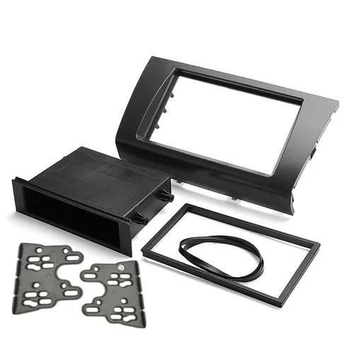 Imagen 2 del producto 1 o 2 Din coche estéreo Radio Fascia Panel placa marco DVD CD Panel Audio GPS tablero montaje Kit adaptador para Suzuki Swift 2005 - 2010