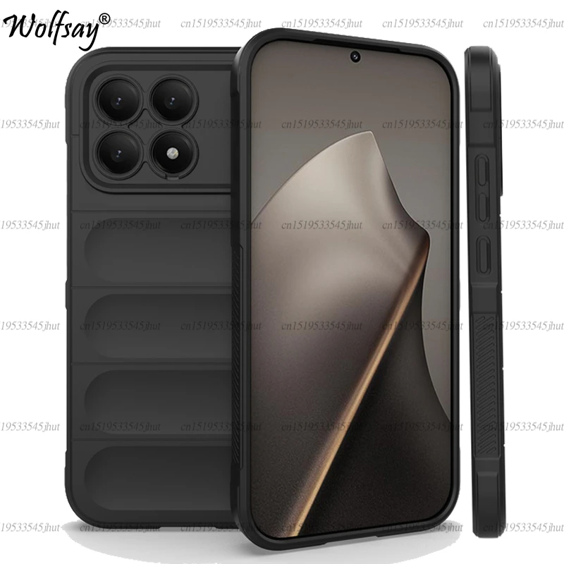 

Противоударный чехол для телефона Xiaomi Redmi K90, противоскользящий мягкий силиконовый чехол для задней панели Redmi K90 Pro Max, чехол для Redmi K90 Funda