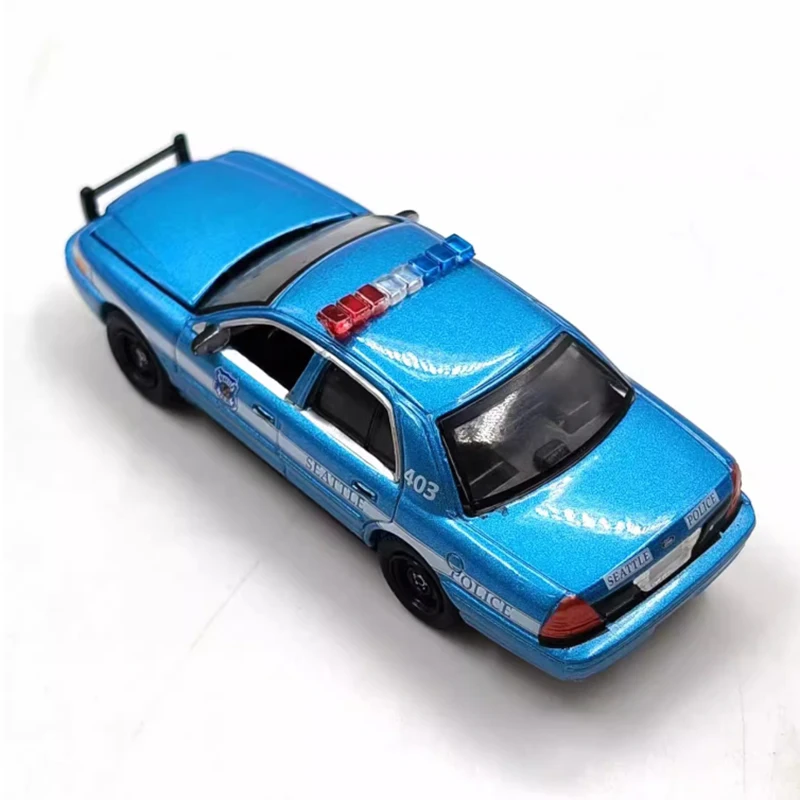 

GREENLIGHT, литой под давлением масштаб 1:64, 2001, Корона Виктория, полиция, модель автомобиля из сплава, коллекционные сувениры, подарки, статические украшения, дисплей