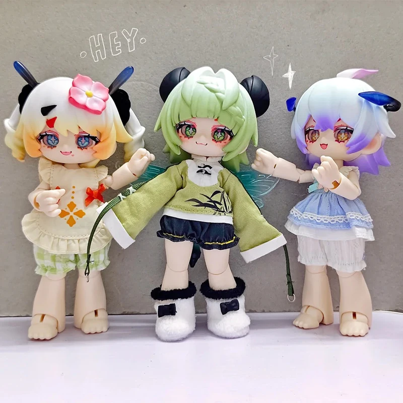 Hot Sale Studio Insect Cafe 12 Points Movable Bjd Collectable Decoration Cute Girl Heart Kawaii Birthday Christmas Gilr Gifts