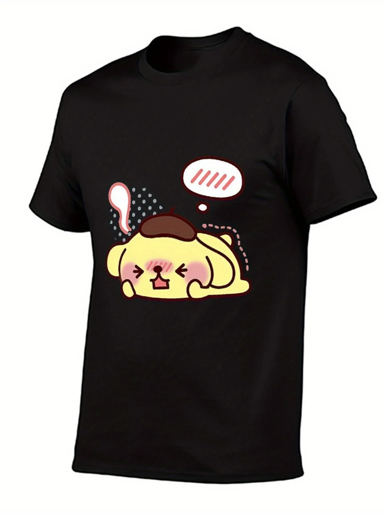 

Cartoon Graphic Printing Summer Autumn Winter Pure Cotton Men's and Women's T-shirts Short Sleeves Luxury Outdoor Sports Brand