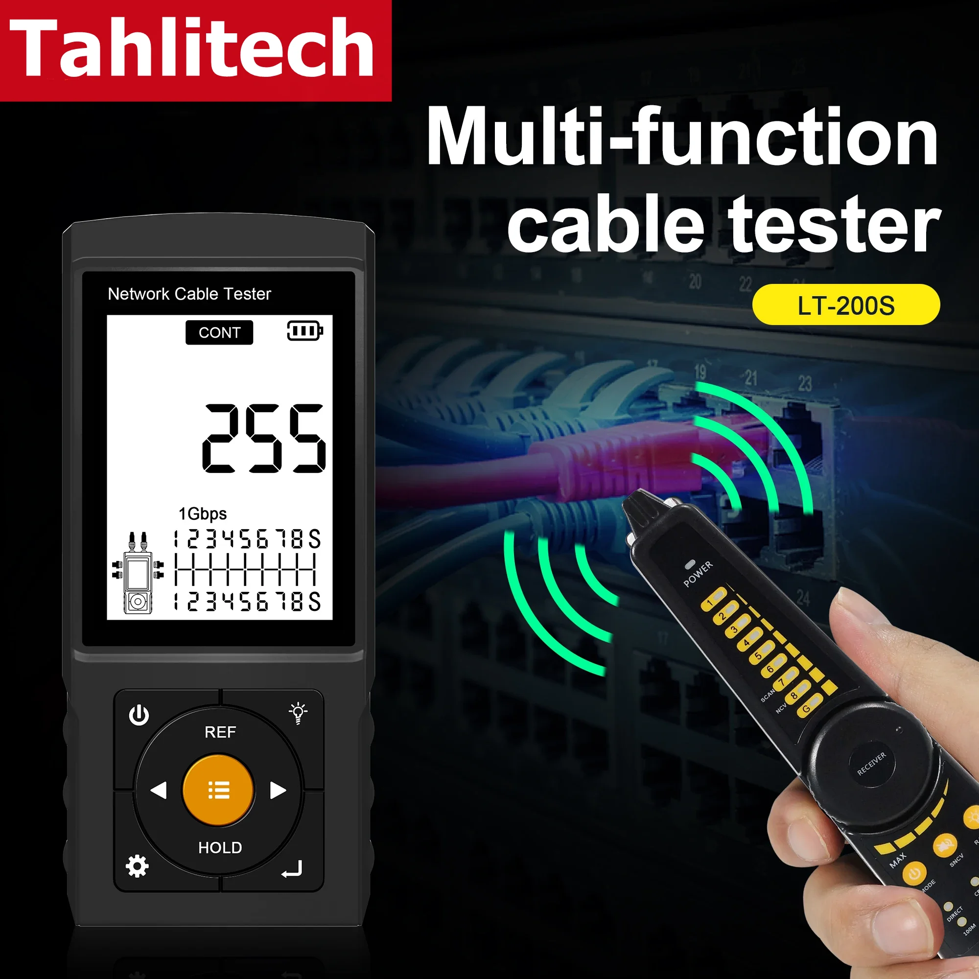 

Трекер сетевого кабеля, цифровой кабельный тестер, многофункциональный трекер проводов, сетевые инструменты, поиск линий, анализатор сетевого ремонта