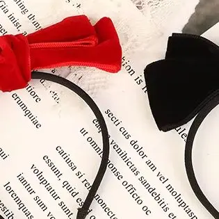 القوس الصغير الشريط عقال للدمى DIY دمية المخملية الشعر هوب ميرسيريization أغطية الرأس إكسسوارات دمي ألوان متعددة