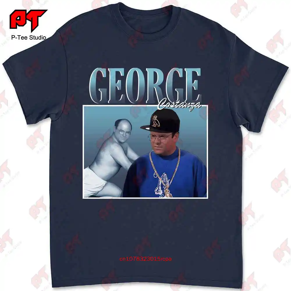 George Costanza T Shirt Seinfeld Jason Alexander Kramer Elaine Benes Jerry Vintage Custom 15BH