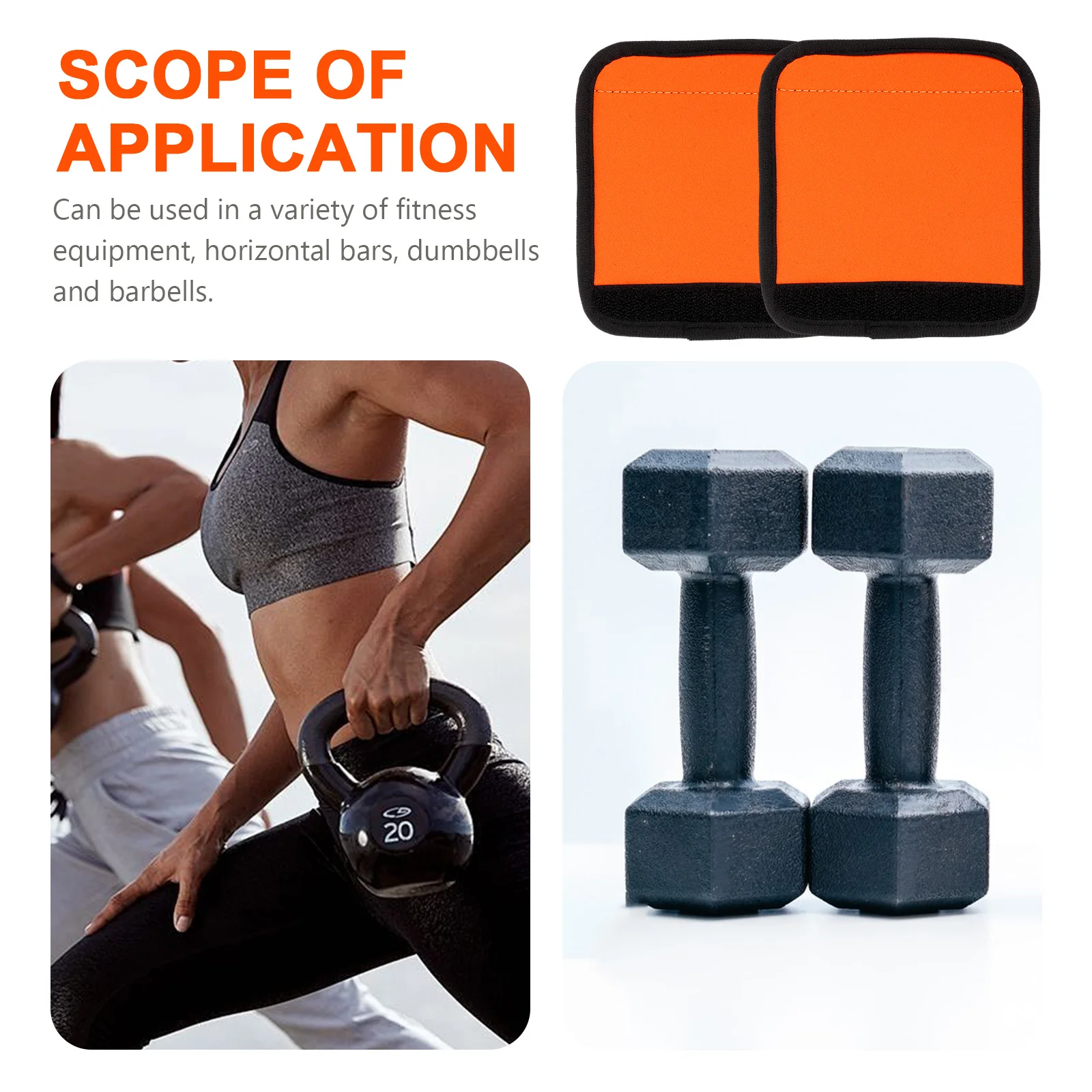 

2pcs Barbell Pad Polyester Anti-Slip Grip Mat For Hip Thrusts Deadlifts Gym Accessories Strength Training Equipment